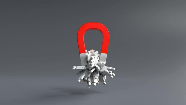 Magnets attracting customers, Business Lead idea