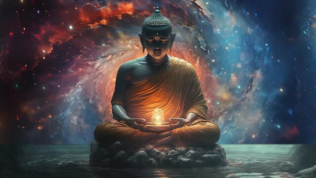 Buddha in yoga meditation , uses aspects of music to improve health and well being. can help your meditation and relaxation .