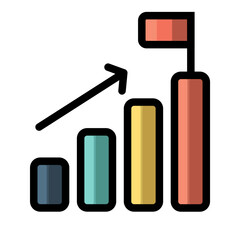 Chart Digital Marketing Icon