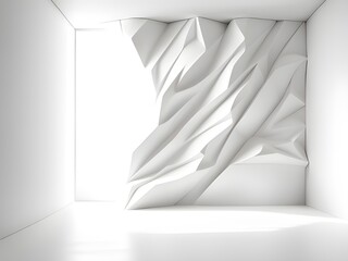 white interior modern future smooth