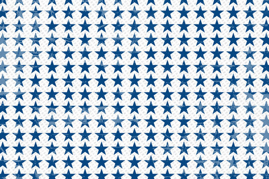 Retro blue and white stars abstract background