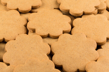 Gingerbread star cookies