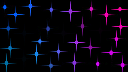 Abstract illustration Twinkling vibrant colorful star in high resolution. Easy to use.