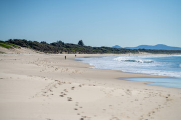 Fototapeta na wymiar beautiful white sand australian beach