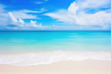 Obraz premium Tropical Bliss: Crystal Clear Waters and White Sand