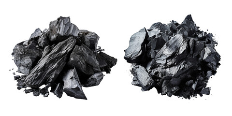 Bitumen, transparent background, isolated image, generative AI
