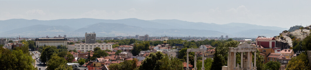 Fototapeta na wymiar A panorama of Balchik, Bulgaria