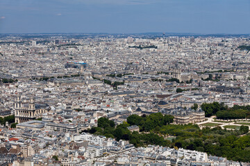 Fototapeta premium Aerial view of the Jardin du Luxembourg in Paris