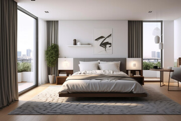 Chic and Stylish Bedroom Decor in Natural Light