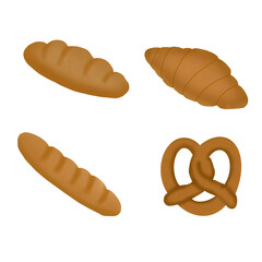 set of bread