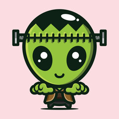 cute alien turns out to be frankenstein