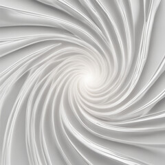 White silk swirl