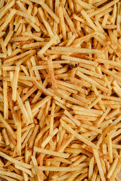 French fries background.