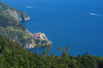 Naklejka na ściany i meble Coast of Cinqueterre, Liguria, italy