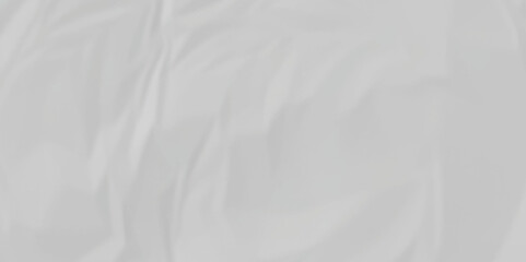 Fototapeta premium White fabric texture Crumpled paper texture and White crumpled paper texture crush paper so that it becomes creased and wrinkled. Old white crumpled paper sheet background texture. 