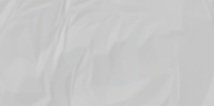 White fabric texture Crumpled paper texture and White crumpled paper texture crush paper so that it becomes creased and wrinkled. Old white crumpled paper sheet background texture.	
