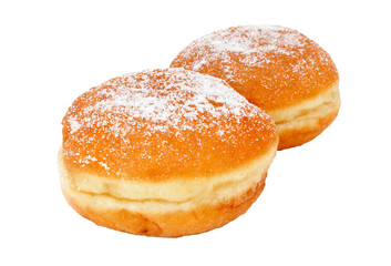 Donuts / German Berliner - Transparent background - Powered by Adobe