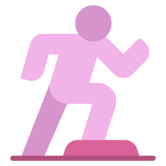 Aerobic Dance Icon illustration