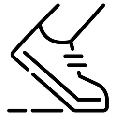 Outdoor Jogging Icon illustration