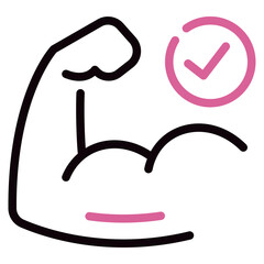 Bodyweight Exercise Icon illustration