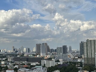 Fototapeta na wymiar Cityscape Downtown View, Bangkok, Thailand