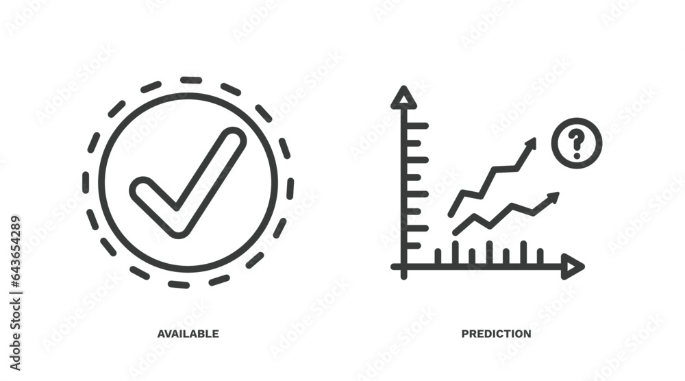 Wall mural set of artificial intellegence thin line icons. artificial intellegence outline icons included avail