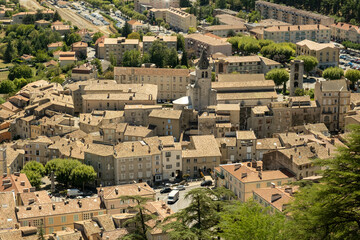 View of Sisteron, France