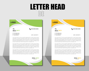Letter Head Design Template