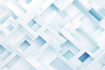 Geometric pattern, mosaic, square, architecture wallpaper on white background with blue tones