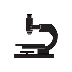 MICROSCOPE SILLUETTE ICON