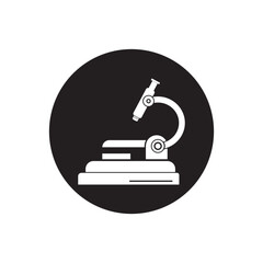 MICROSCOPE SILLUETTE ICON