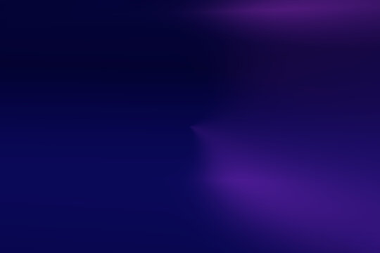 Neon blur glow. Color light overlay. Disco illumination. Defocused blue perple ultraviolet radiance soft texture on dark abstract empty space background.