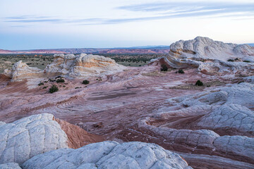 Land formations at White Pocket in the Vermillion Cliffs National Monument in Arizona.