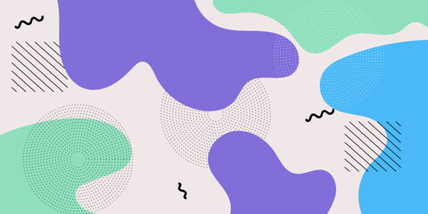 Abstract pop art background with wave pattern. Vector pattern. Color wave template and presentation design