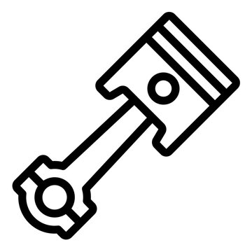 recommend clip art: Automotive Piston outline icon
