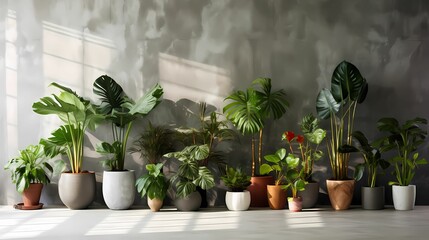 Diverse Room Decoration Plants Collection