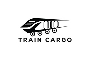Train Cargo Icon. Vector Train Icon design. Train Delivery. Metro sign train symbol icon. Train. Vector Illustration