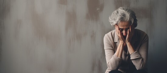 Depressed elderly widow in need of support on International Widows Day
