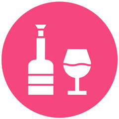Wine Vector Icon Design Illustration