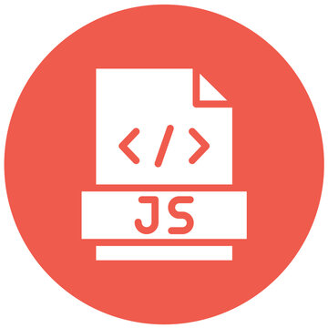 Javascript Vector Icon Design Illustration