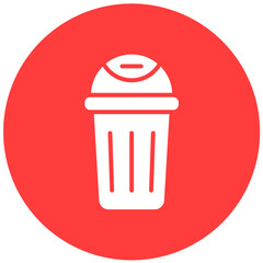 Bin Vector Icon Design Illustration