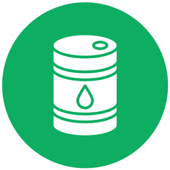 Oil barrel Vector Icon Design Illustration