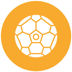 Fototapeta premium Football Vector Icon Design Illustration