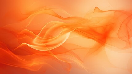 Orange smoke background, Generative AI