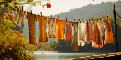 Drying Clothes Outdoors