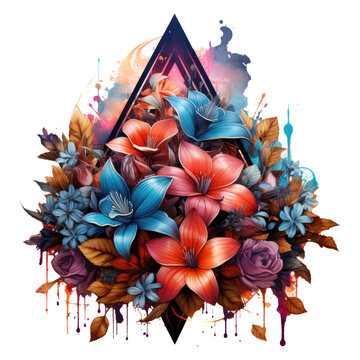 The Geometric Abstract Art Piece By Wolfgang Zelmer Materializes In A Realm Of Pure Imagination, Generative Ai