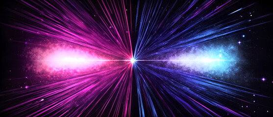 Fototapeta na wymiar dark purple energy explosion