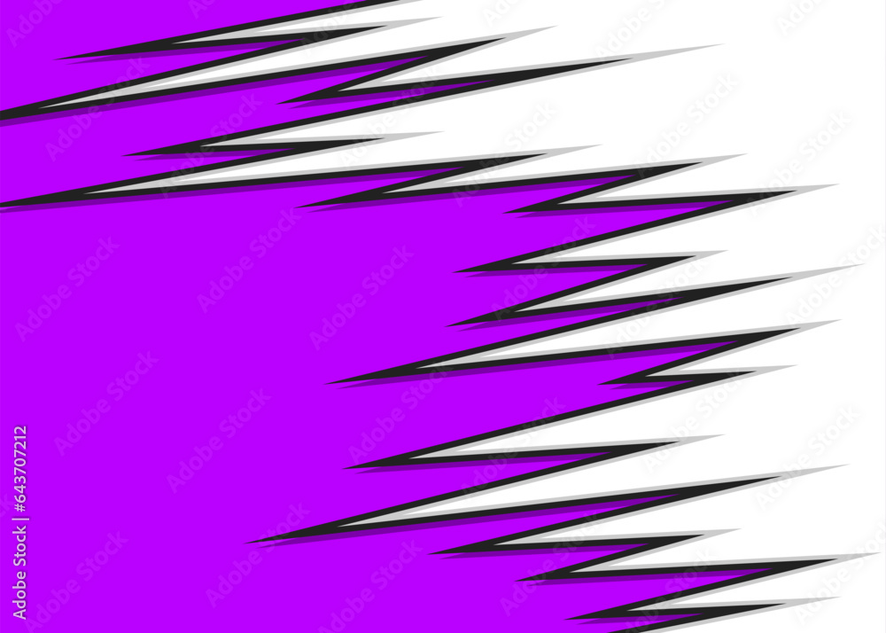 Poster abstract background with diagonal jagged spike pattern and with some copy space area