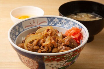 牛丼の定食