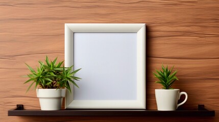 frame mockup, generative Ai 